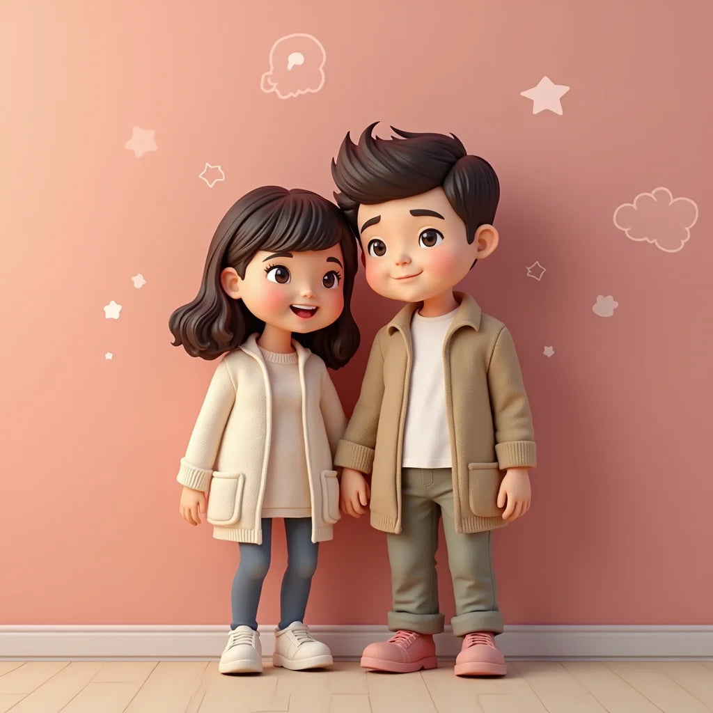Cute Couple DTF Transfer - Cute Couple DTF Transfers Easy Design Ideas for Partners