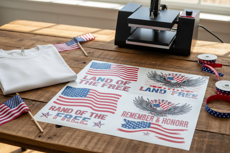 Memorial Day DTF Transfers (Pre-Made Singles)
