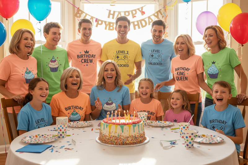 Birthday DTF Transfers