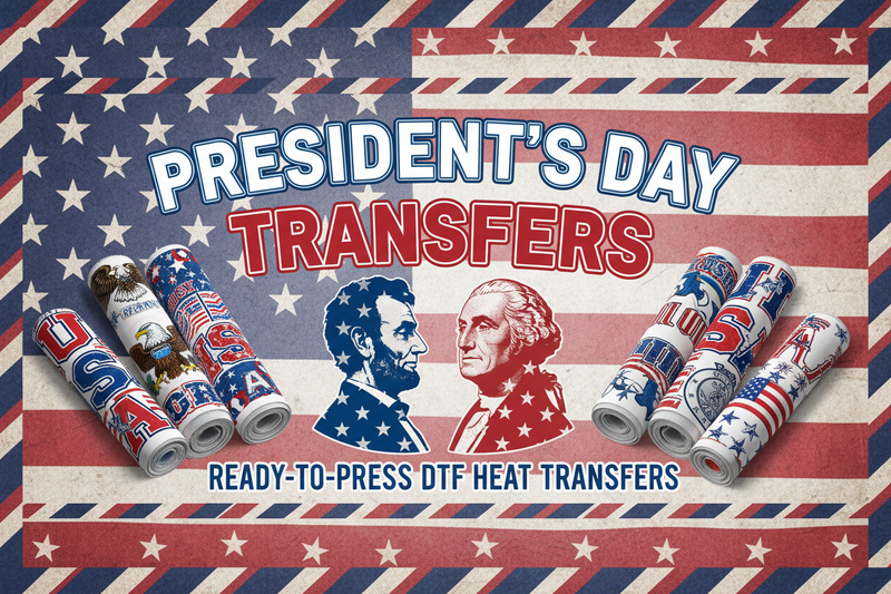 President’s Day DTF Transfers (Pre-Made Singles)
