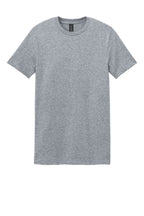 Blank Gildan Softstyle Sports Grey T-shirt front on white background