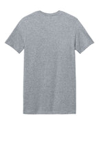 Blank Gildan Softstyle Sports Grey T-shirt back with white background