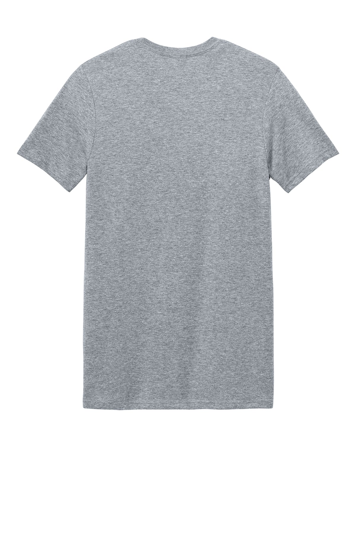 Blank Gildan Softstyle Sports Grey T-shirt back with white background