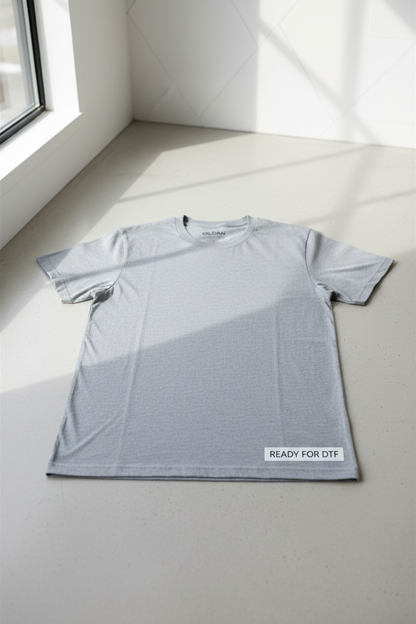 Blank Gildan Softstyle Sports Grey T-shirt