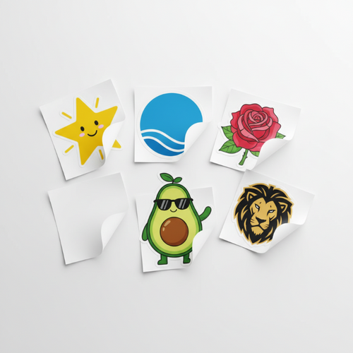 Custom Kiss-Cut Stickers (Singles) | Full Color, Any Shape