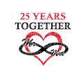 25 Years Together Mr N Mrs no name