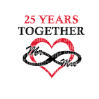 25 Years Together Mr N Mrs no name