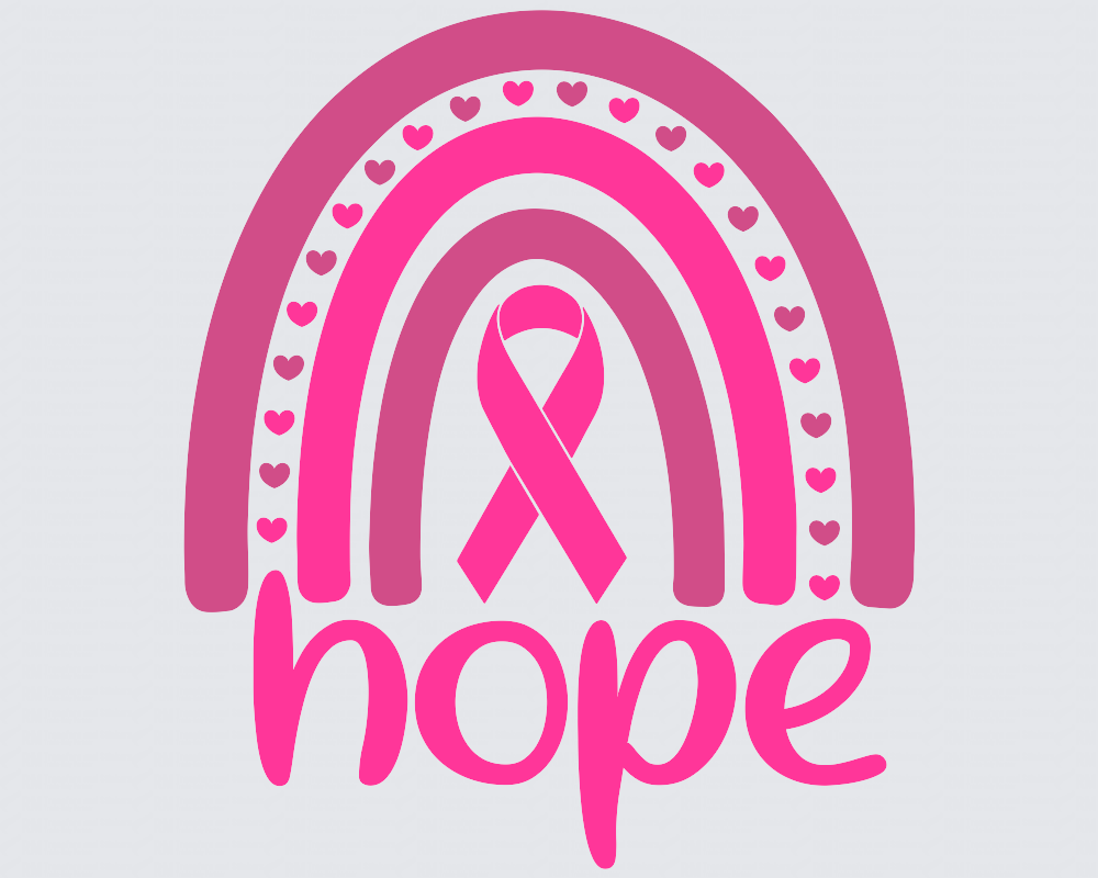 Hope Rainbow & Ribbon DTF Transfer