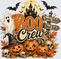 Boo Crew Halloween Ghost Pumpkins Haunted Castle Spooky Hollow